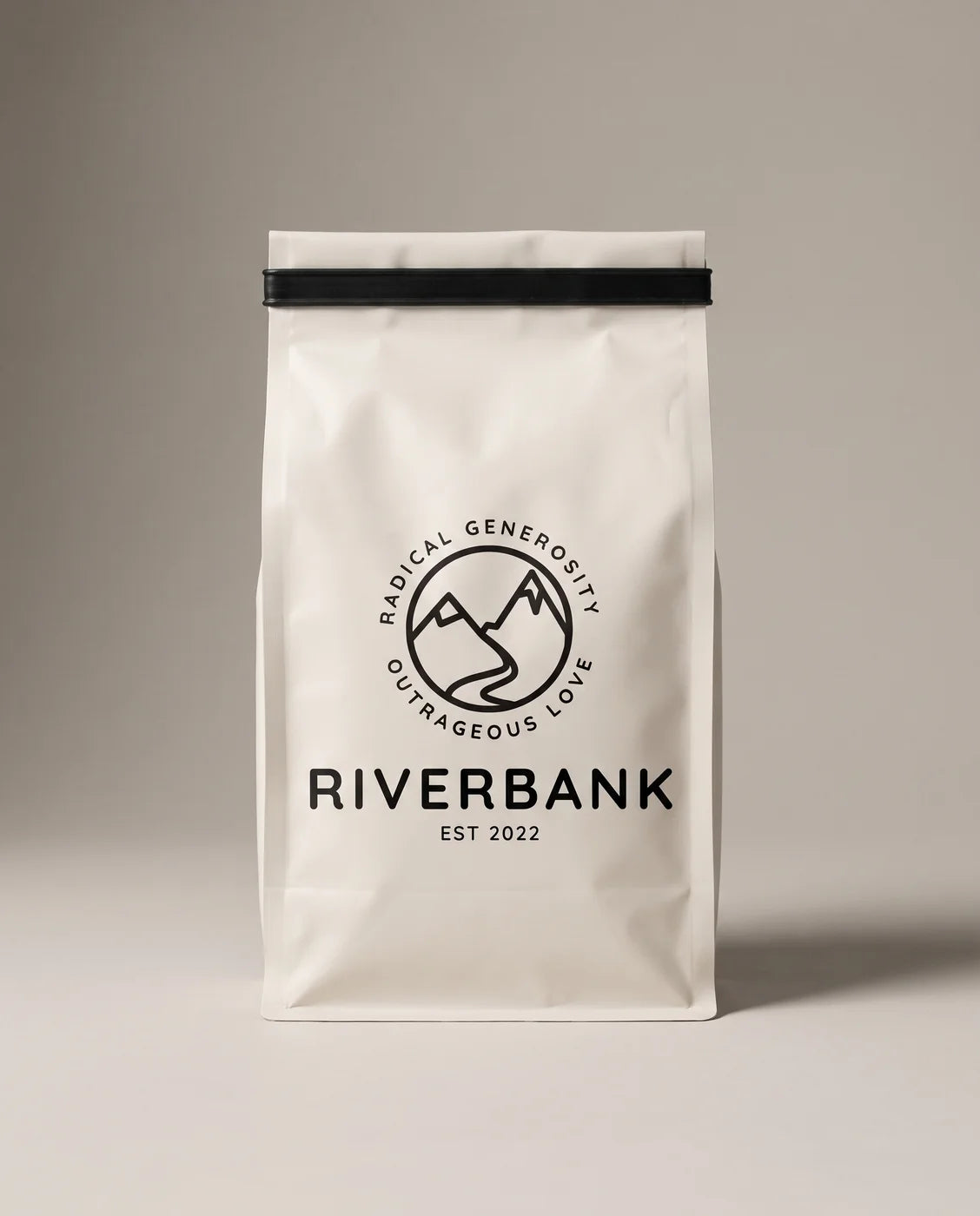 Riverbank Coffee Roasters coffee bag