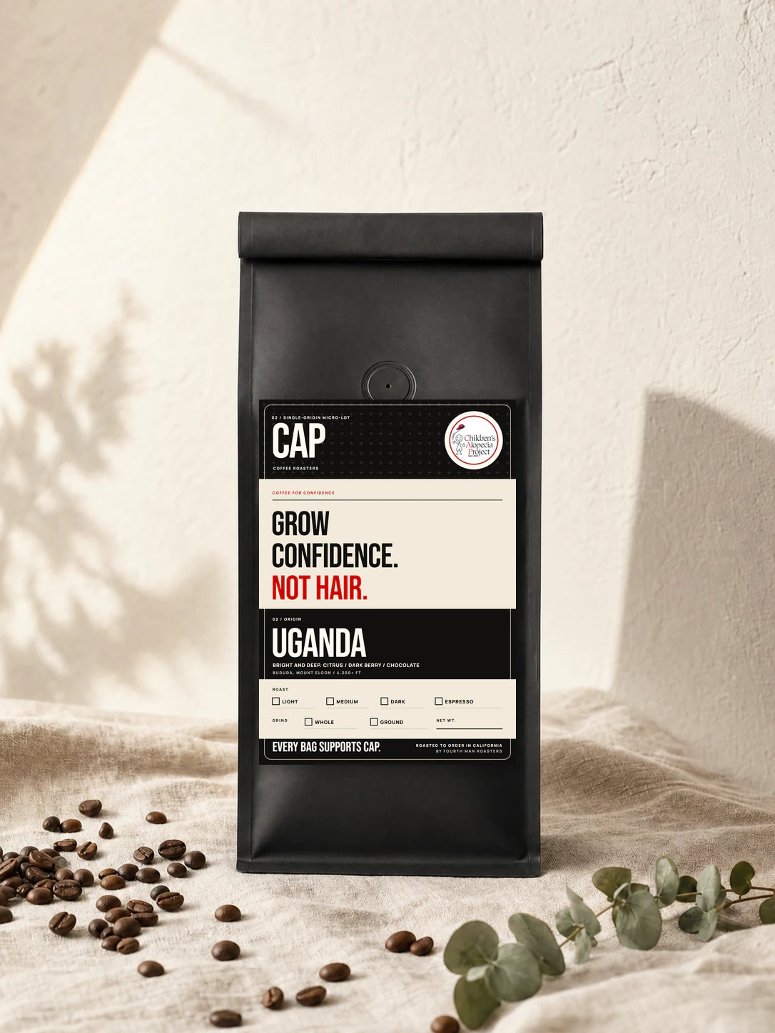 CAP Coffee Roasters coffee bag